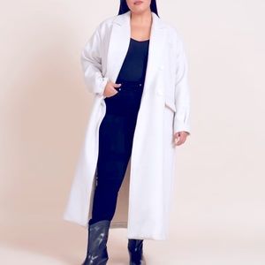 Sienna Coat | White × 14